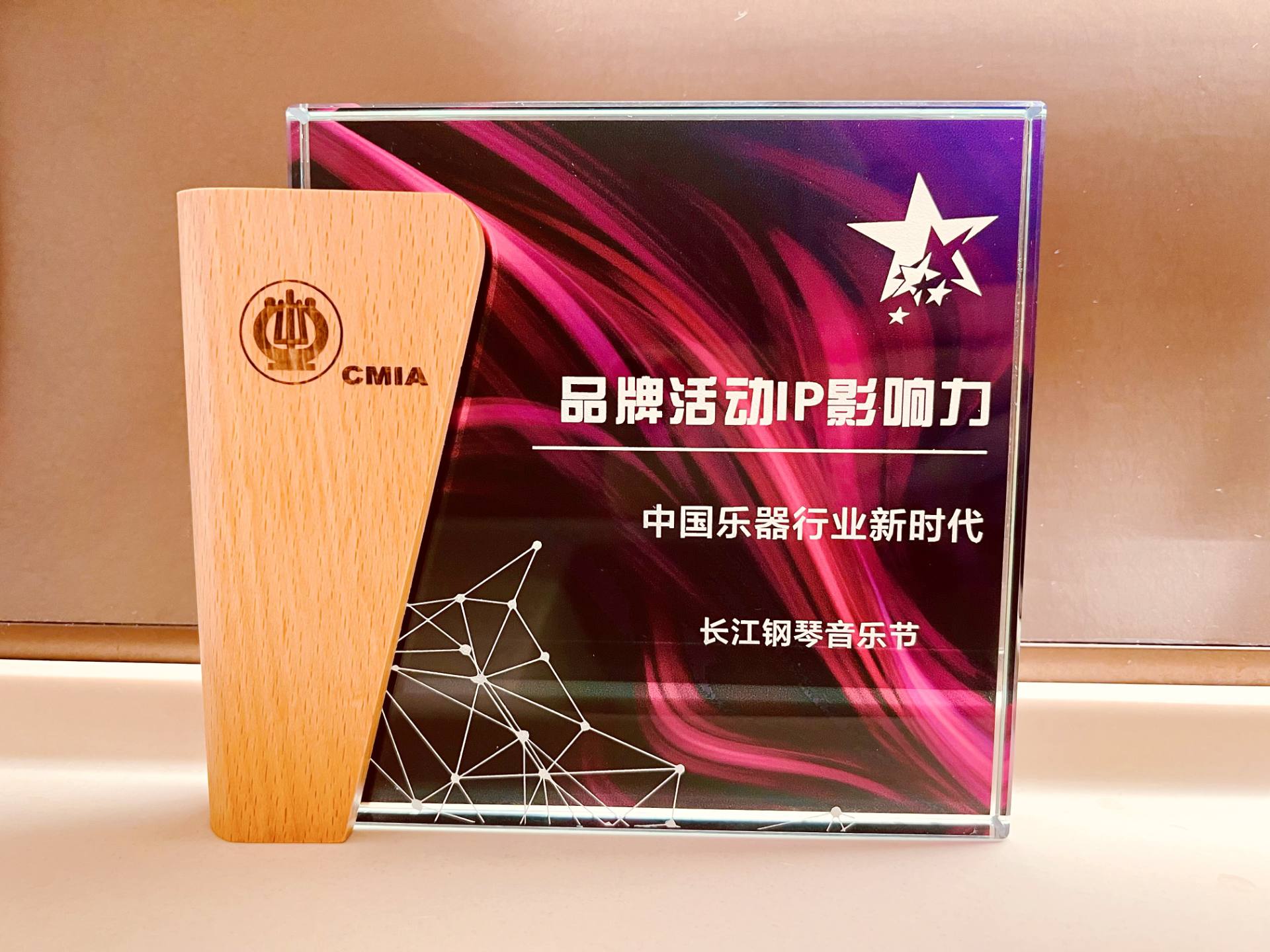 “长江钢琴音乐节”荣膺中国乐器行业新时代“品牌活动IP影响力”大奖